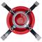 27" Red & Green Live Christmas Tree Metal Stand
